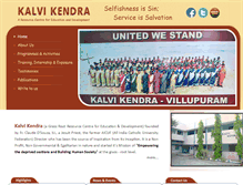 Tablet Screenshot of kalvikendra.org